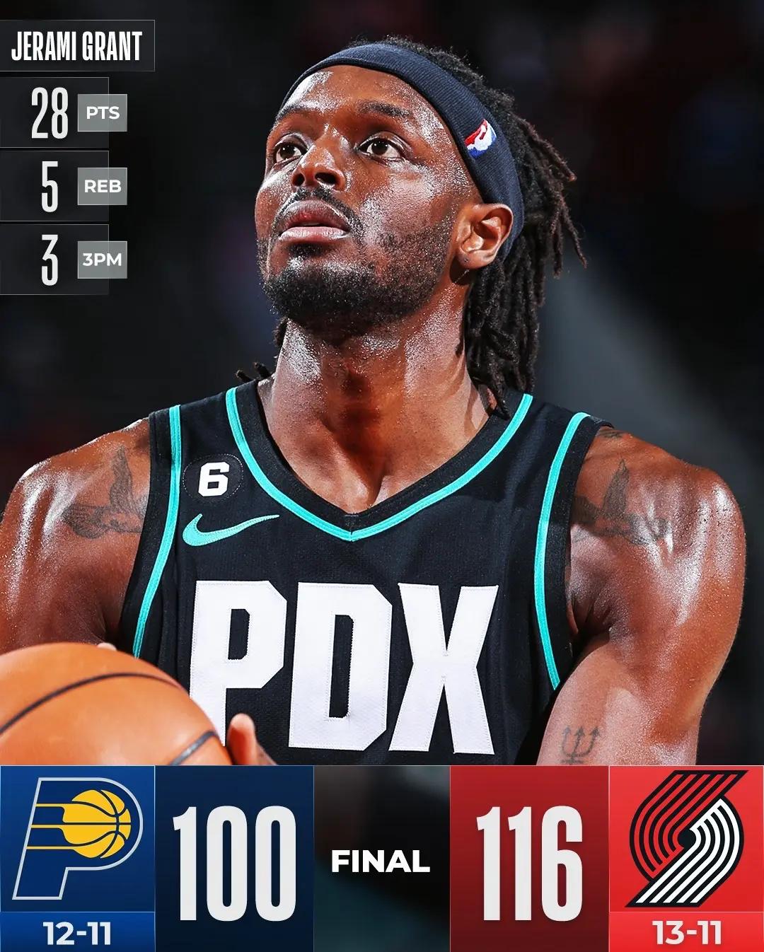 开拓者战胜爵士，利拉德砍下全场最高分的简单介绍