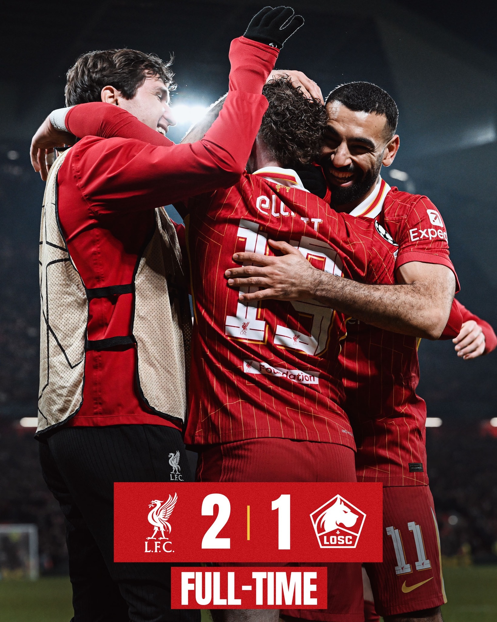 利物浦客场大胜对手，取得五连胜